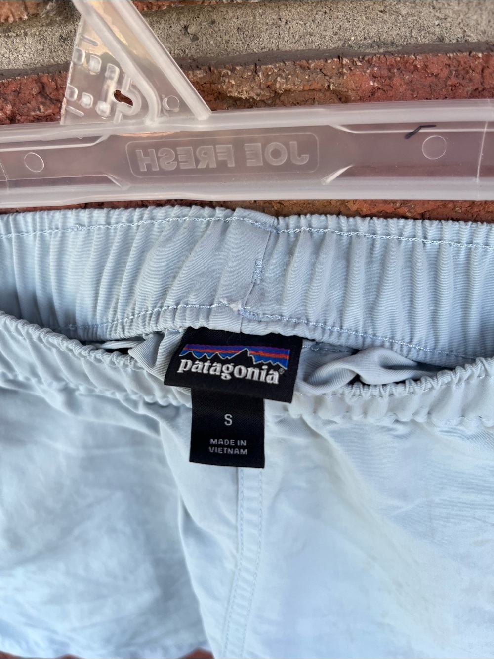 Patagonia Women's Light Blue Elastic-Waist Shorts Sz Small - Picture 6 of 11